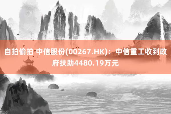 自拍偷拍 中信股份(00267.HK)：中信重工收到政府扶助4480.19万元