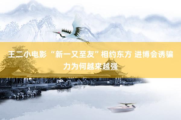 王二小电影 “新一又至友”相约东方 进博会诱骗力为何越来越强