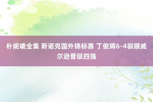 朴妮唛全集 斯诺克国外锦标赛 丁俊晖6-4驯顺威尔逊晋级四强