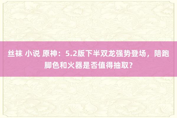 丝袜 小说 原神：5.2版下半双龙强势登场，陪跑脚色和火器是否值得抽取？