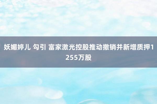 妖媚婷儿 勾引 富家激光控股推动撤销并新增质押1255万股