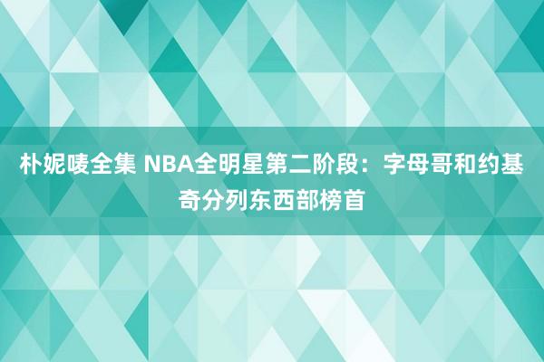 朴妮唛全集 NBA全明星第二阶段：字母哥和约基奇分列东西部榜首